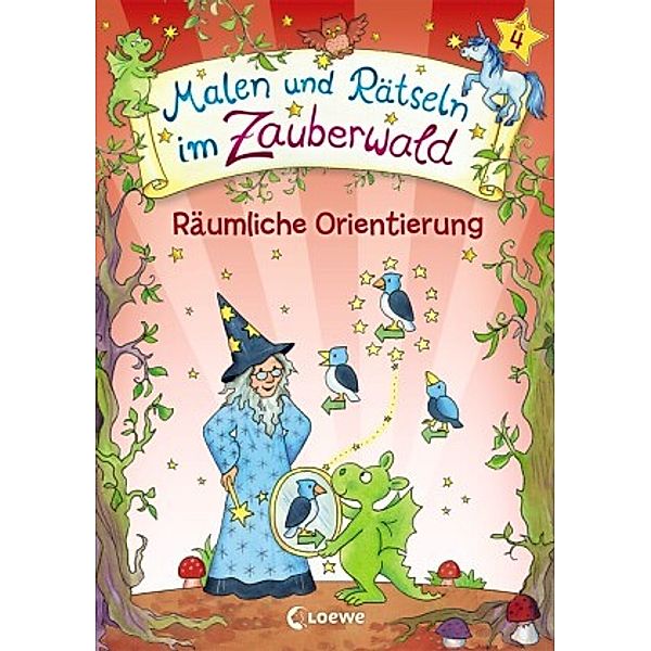 Malen und Rätseln im Zauberwald - Räumliche Orientierung