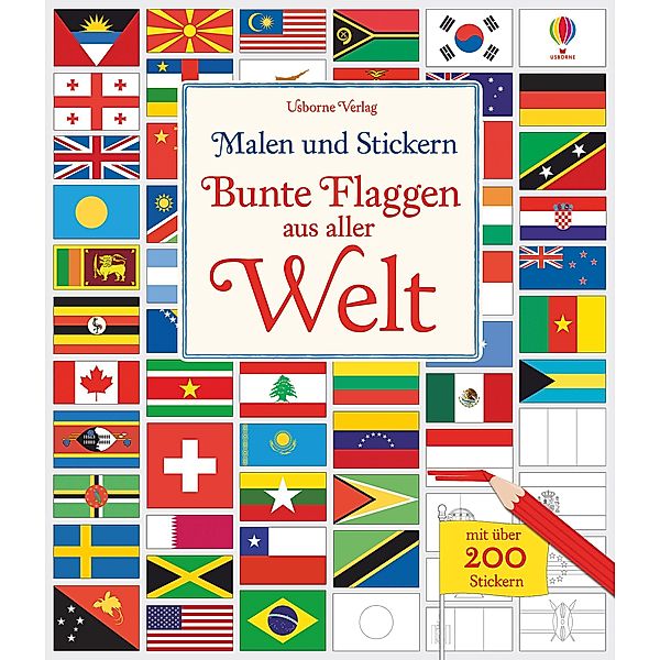 Malen und Stickern - Bunte Flaggen aus aller Welt kaufen