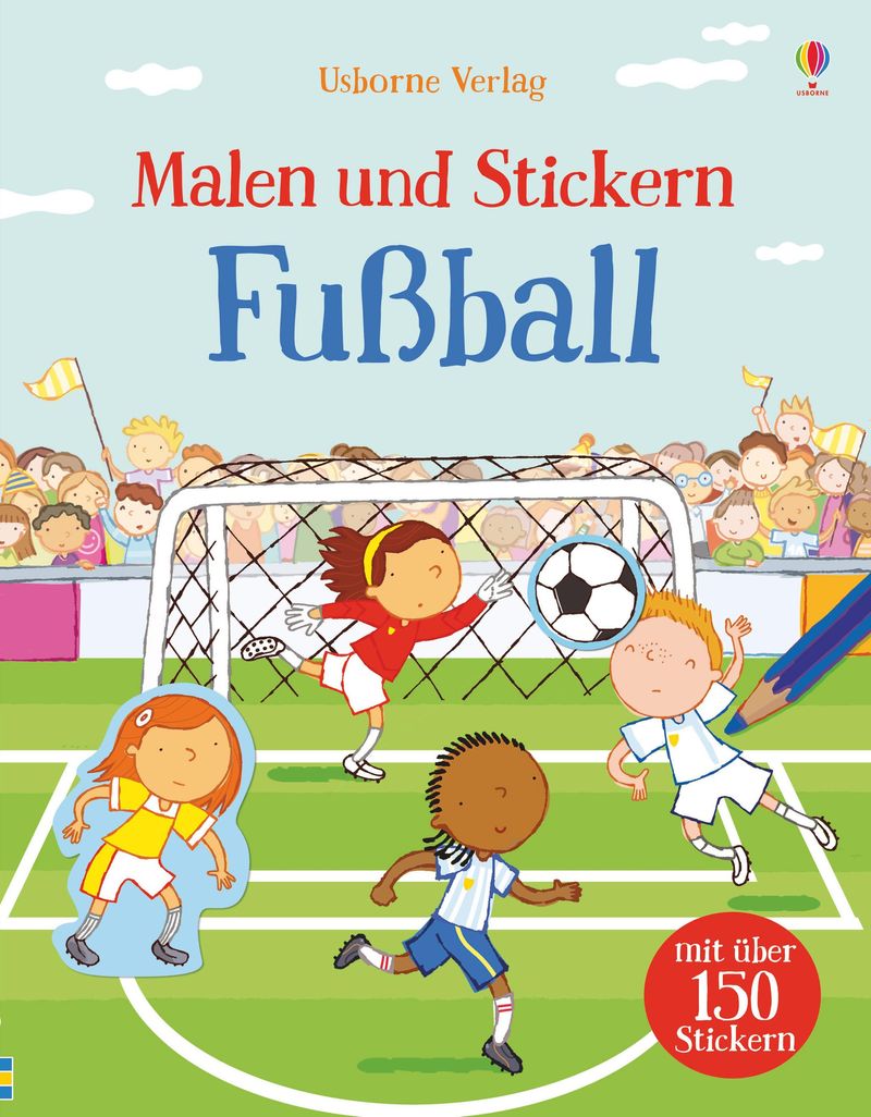 Malen und Stickern: Fußball Buch versandkostenfrei bei Weltbild.de