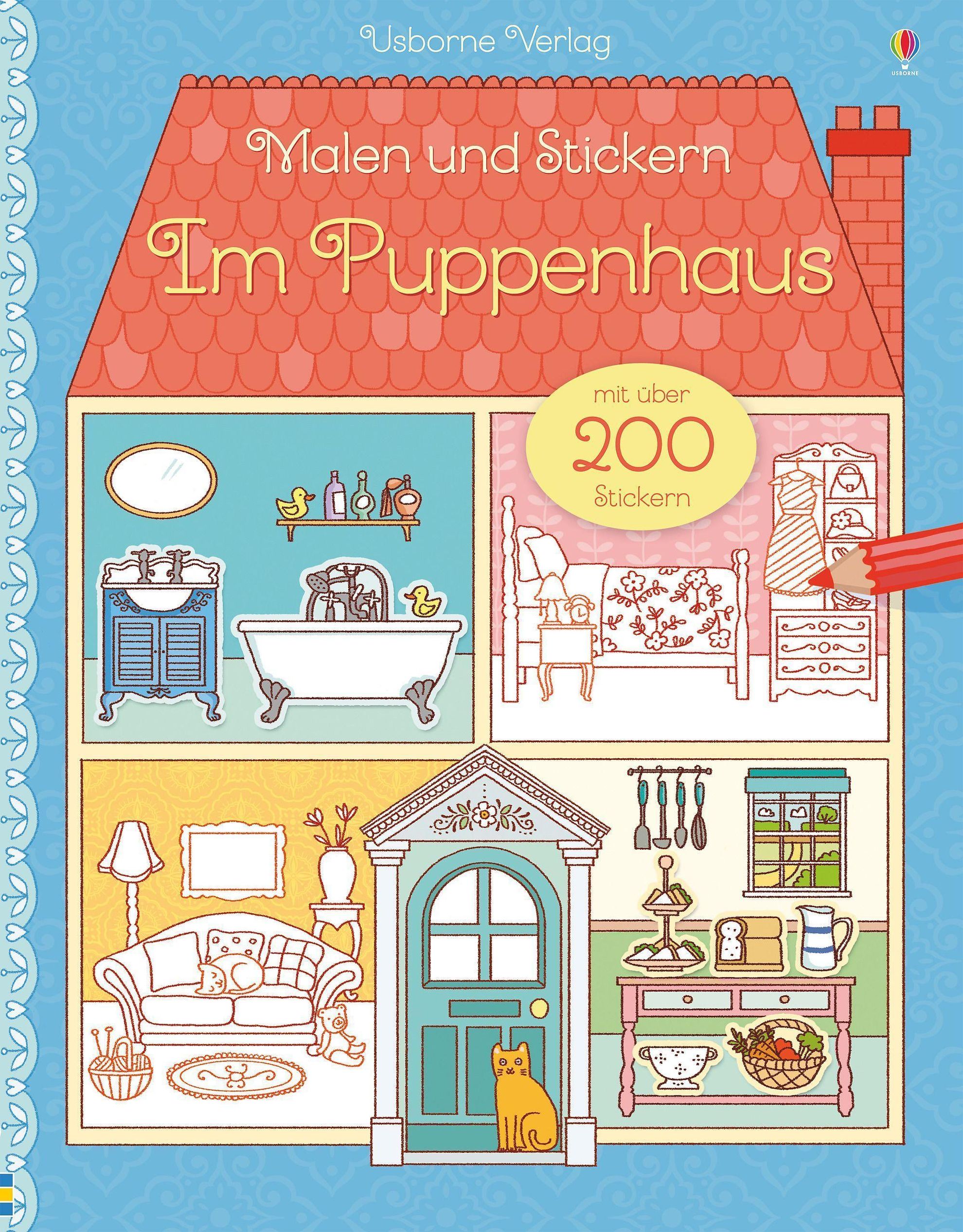 Malen und Stickern: Im Puppenhaus Buch bei Weltbild.ch bestellen