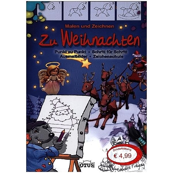 Malen und Zeichnen Weihnachten