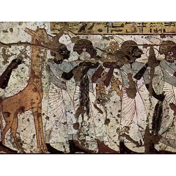 Maler der Grabkammer des Heje - Tributbringende Afrikaner - 200 Teile (Puzzle)