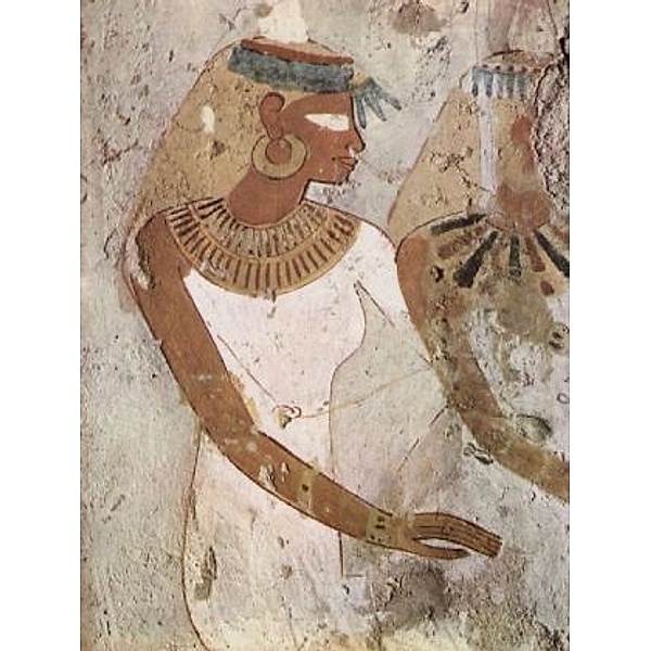 Maler der Grabkammer des Nebseni - Grabkammer des Nebseni, Szene: Dame beim Gastmahl - 100 Teile (Puzzle)