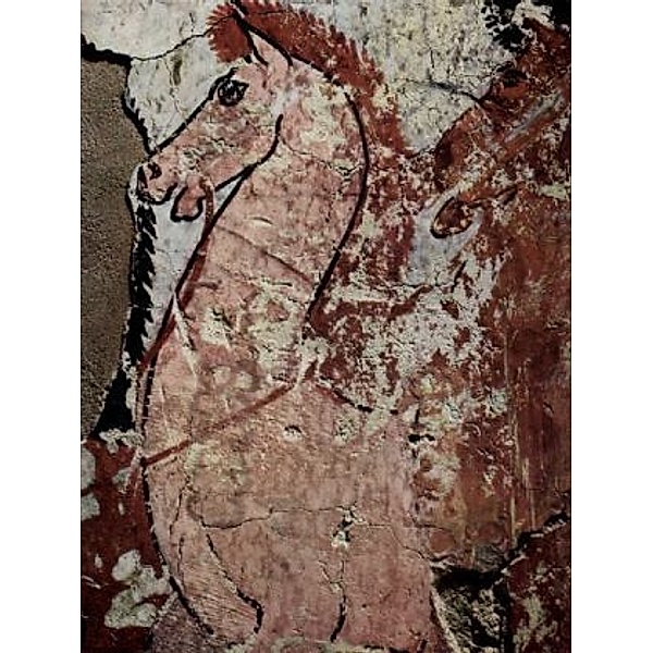Maler der Grabkammer des Zenue - Grabkammer des Zenue, Heeresschreiber unter Thutmosis IV., Pferde - 100 Teile (Puzzle)