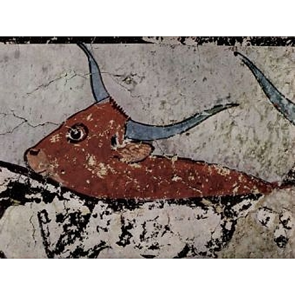 Maler der Grabkammer des Zenue - Heeresschreiber unter Thutmosis IV., Hirte mit Rindern, Stierkopf - 2.000 Teile (Puzzle