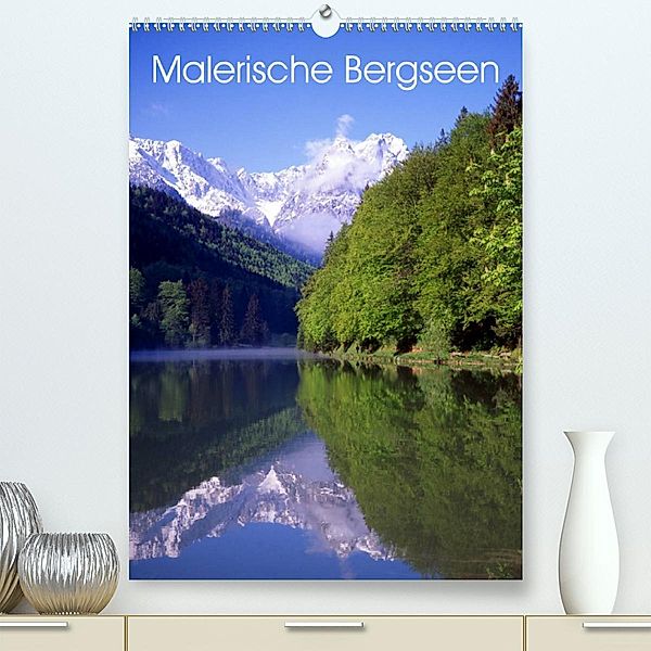 Malerische Bergseen (Premium, hochwertiger DIN A2 Wandkalender 2023, Kunstdruck in Hochglanz), lothar reupert