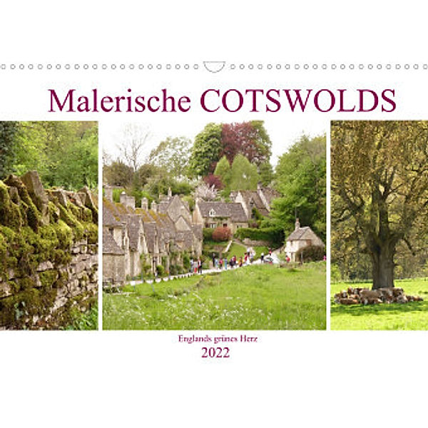 Malerische Cotswolds (Wandkalender 2022 DIN A3 quer), Gisela Kruse