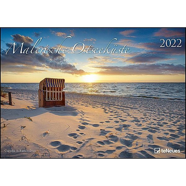 Malerische Ostseeküste 2022 - Wand-Kalender - 42x29,7 - Meer