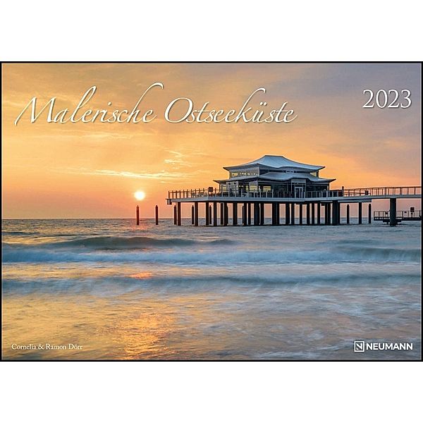 Malerische Ostseeküste 2023 - Wand-Kalender - 42x29,7 - Meer