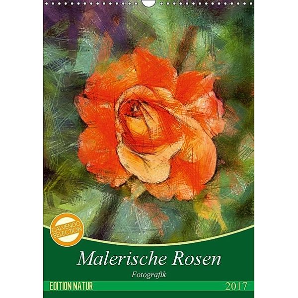 Malerische Rosen (Wandkalender 2017 DIN A3 hoch), N N