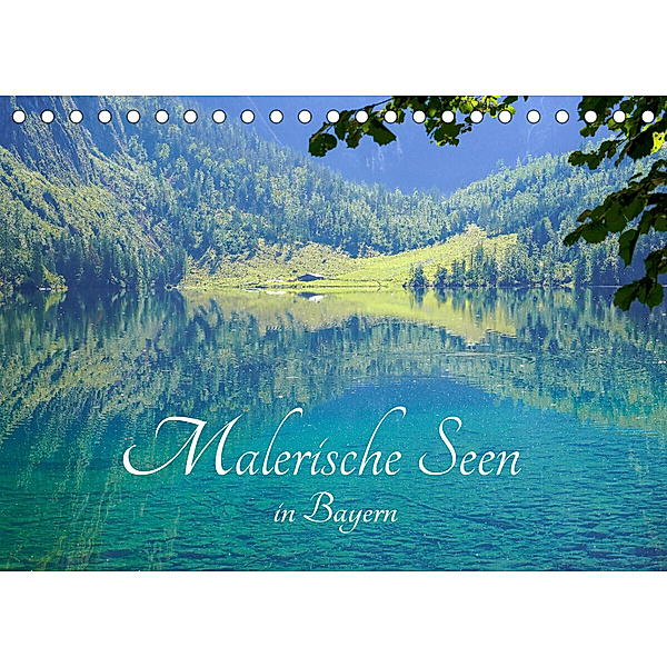 Malerische Seen in Bayern (Tischkalender 2023 DIN A5 quer), N N