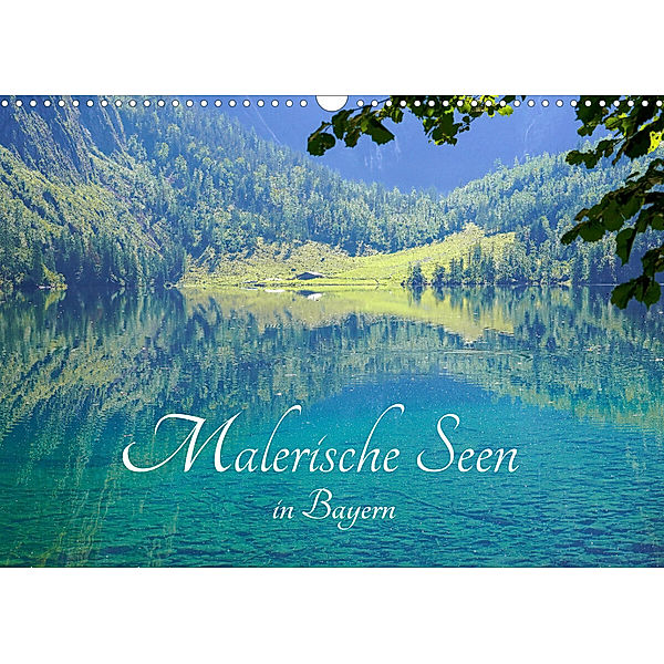 Malerische Seen in Bayern (Wandkalender 2023 DIN A3 quer), Elisabeth Schittenhelm