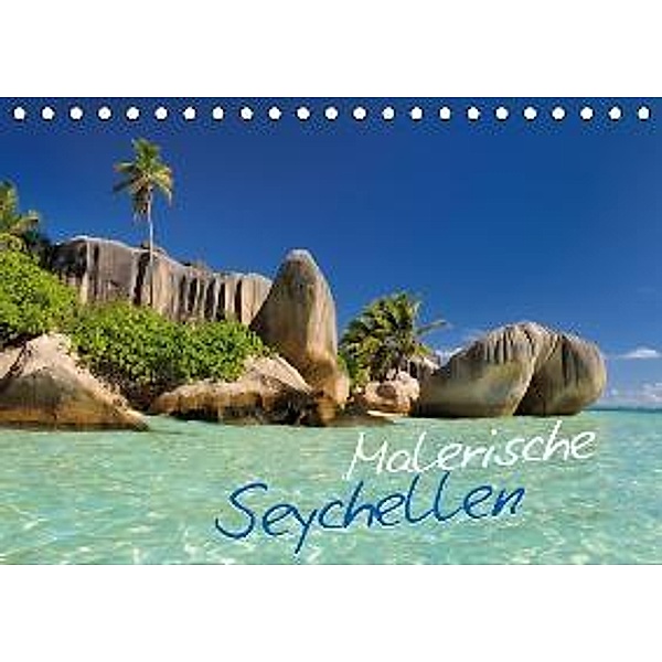Malerische Seychellen (Tischkalender 2015 DIN A5 quer), Calvendo