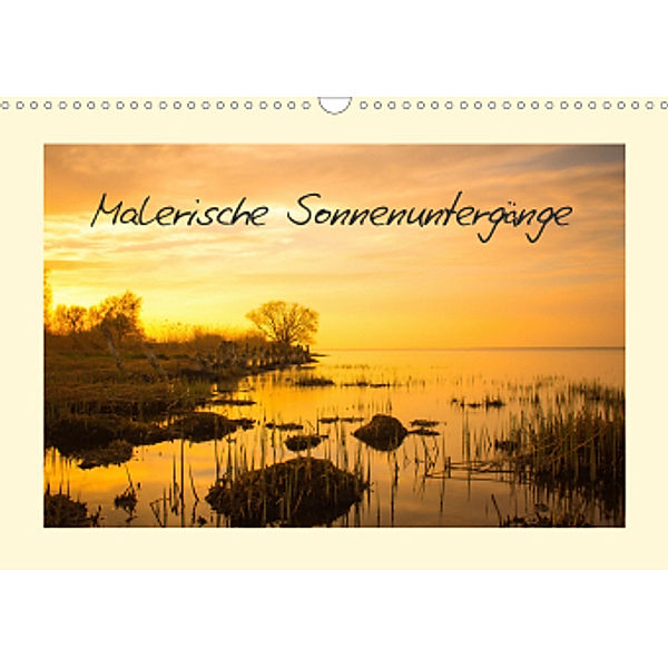 Malerische Sonnenuntergänge (Wandkalender 2021 DIN A3 quer), Elke Laage (ella)