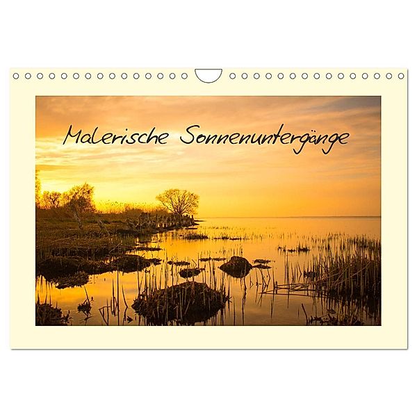 Malerische Sonnenuntergänge (Wandkalender 2024 DIN A4 quer), CALVENDO Monatskalender, Elke Laage (ella)
