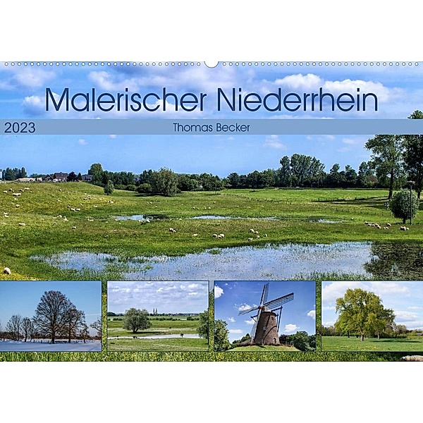 Malerischer Niederrhein (Wandkalender 2023 DIN A2 quer), Thomas Becker