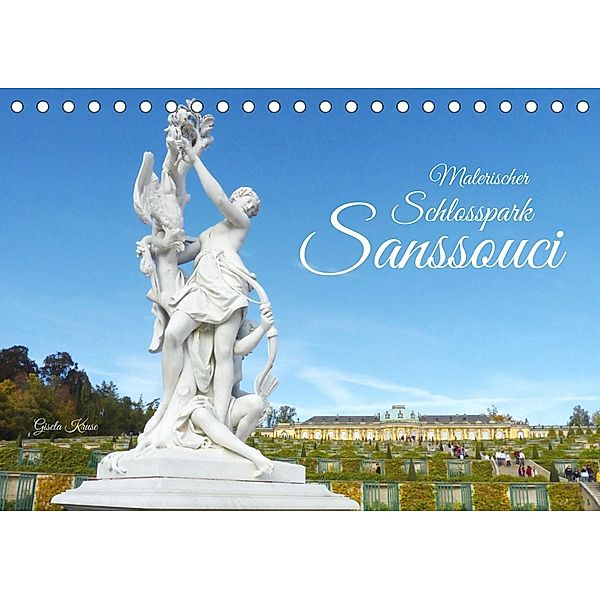 Malerischer Schlosspark Sanssouci (Tischkalender 2023 DIN A5 quer), Gisela Kruse