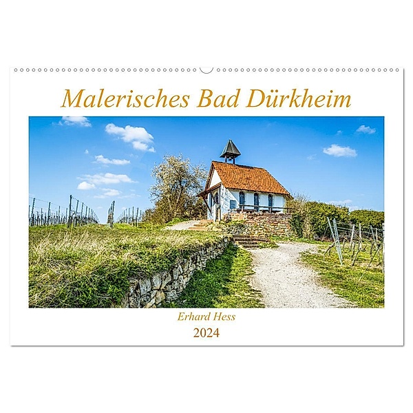 Malerisches Bad Dürkheim (Wandkalender 2024 DIN A2 quer), CALVENDO Monatskalender, Erhard Hess