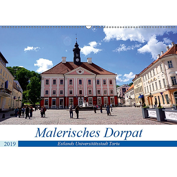 Malerisches Dorpat - Estlands Universitätsstadt Tartu (Wandkalender 2019 DIN A2 quer), Henning von Löwis of Menar