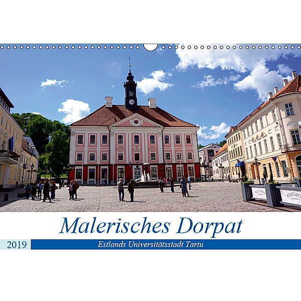 Malerisches Dorpat - Estlands Universitätsstadt Tartu (Wandkalender 2019 DIN A3 quer), Henning von Löwis of Menar