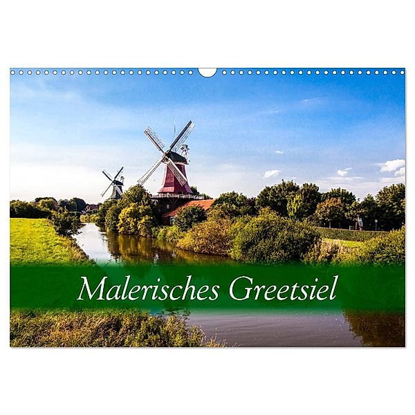 Malerisches Greetsiel (Wandkalender 2024 DIN A3 quer), CALVENDO Monatskalender, A. Dreegmeyer