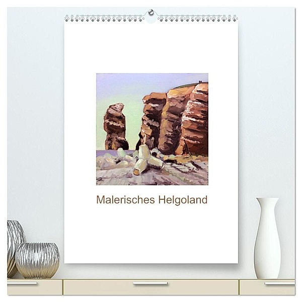 Malerisches Helgoland (hochwertiger Premium Wandkalender 2024 DIN A2 hoch), Kunstdruck in Hochglanz, Julia Pasinski