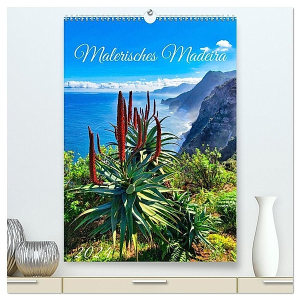 Malerisches Madeira (hochwertiger Premium Wandkalender 2024 DIN A2 hoch), Kunstdruck in Hochglanz, Claudia Kleemann