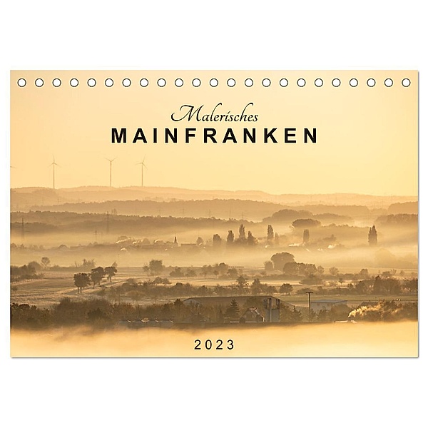 Malerisches Mainfranken (Tischkalender 2024 DIN A5 quer), CALVENDO Monatskalender, Volker Müther