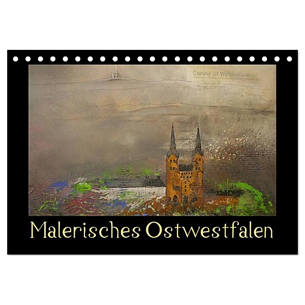 Malerisches Ostwestfalen (Tischkalender 2024 DIN A5 quer), CALVENDO Monatskalender, Sabine Diedrich