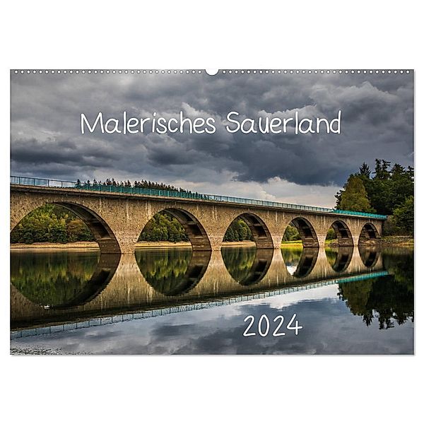 Malerisches Sauerland (Wandkalender 2024 DIN A2 quer), CALVENDO Monatskalender, Simone Rein