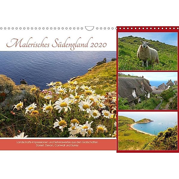 Malerisches Südengland 2020 (Wandkalender 2020 DIN A3 quer)