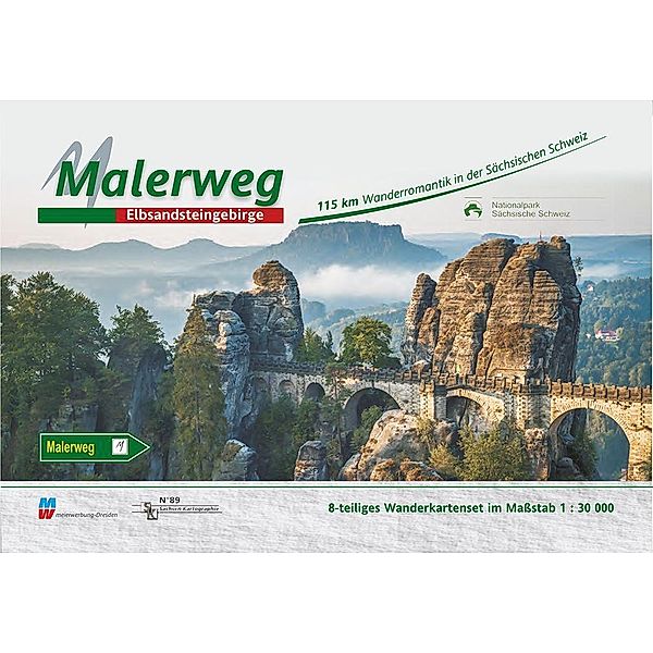 Malerweg - Sächsische Schweiz 1 : 30 000