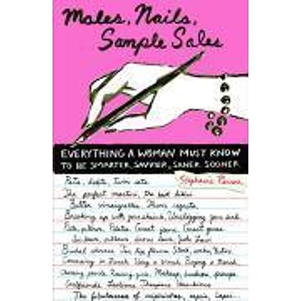 Males, Nails, Sample Sales, Stephanie Pierson