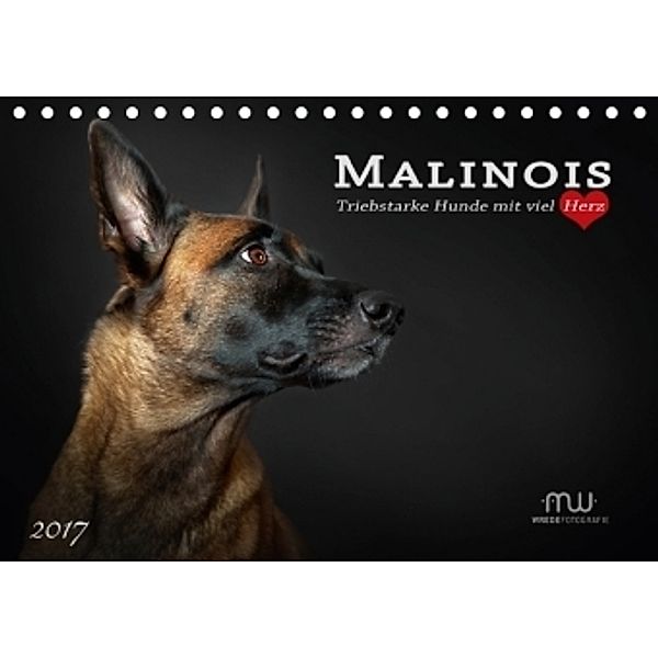 Malinois - Triebstarke Hunde mit viel Herz (Tischkalender 2017 DIN A5 quer), Martina Wrede