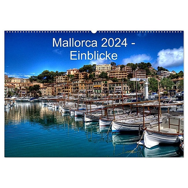 Mallorca 2024 - Einblicke (Wandkalender 2024 DIN A2 quer), CALVENDO Monatskalender, Juergen Seibertz