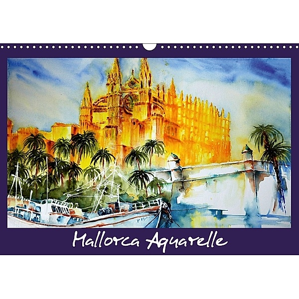 Mallorca Aquarelle (Wandkalender 2018 DIN A3 quer), Brigitte Dürr