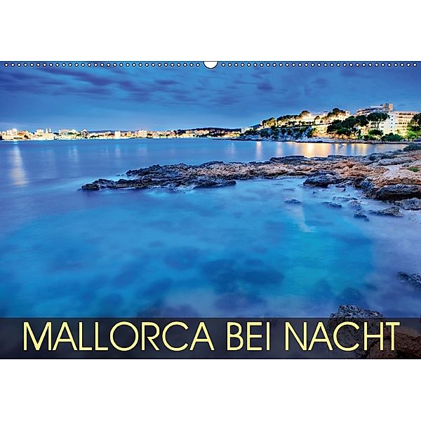 MALLORCA BEI NACHT (Wandkalender 2018 DIN A2 quer), Val Thoermer