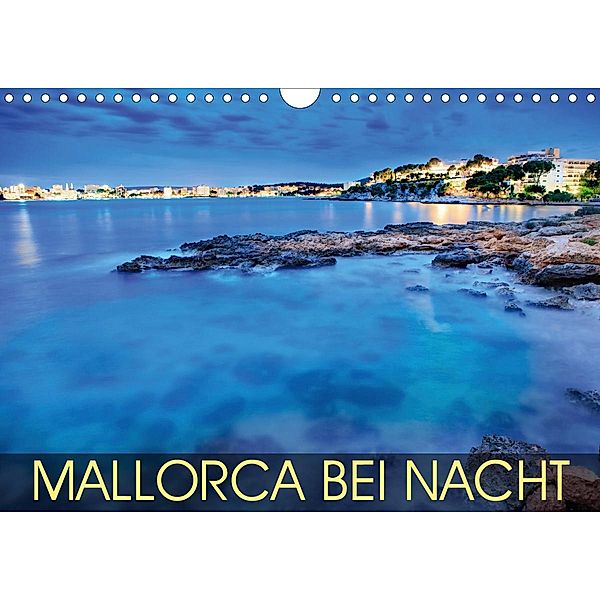 MALLORCA BEI NACHT (Wandkalender 2021 DIN A4 quer), Val Thoermer