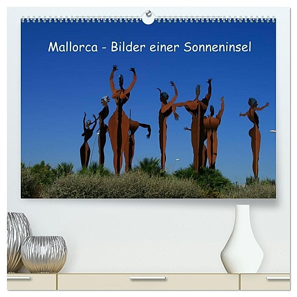 Mallorca - Bilder einer Sonneninsel (hochwertiger Premium Wandkalender 2024 DIN A2 quer), Kunstdruck in Hochglanz, Eva Winter