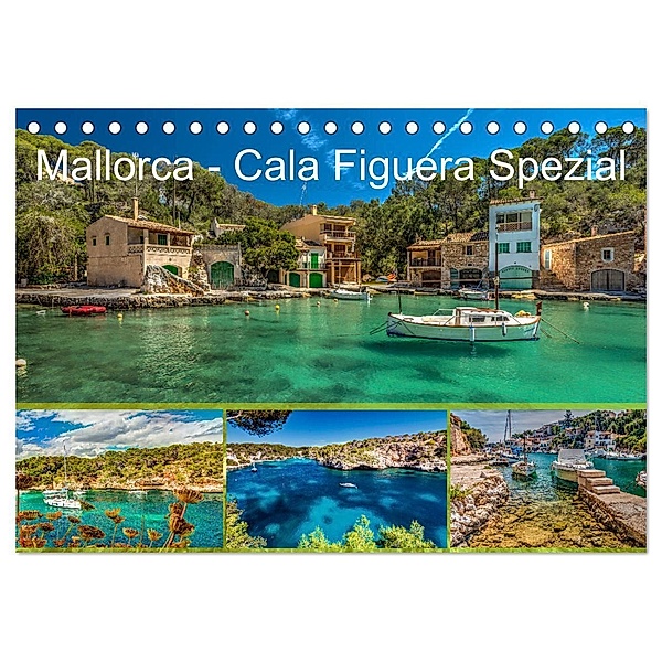 Mallorca - Cala Figuera Spezial (Tischkalender 2024 DIN A5 quer), CALVENDO Monatskalender, Jürgen Seibertz