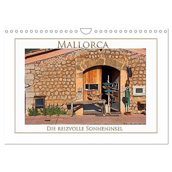 Mallorca, die reizvolle Sonneninsel (Wandkalender 2024 DIN A4 quer), CALVENDO Monatskalender, Paul Michalzik