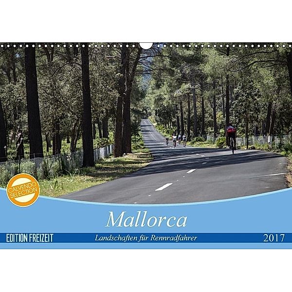 Mallorca: Die schönsten Landschaften für Rennradfahrer (Wandkalender 2017 DIN A3 quer), Herbert Poul