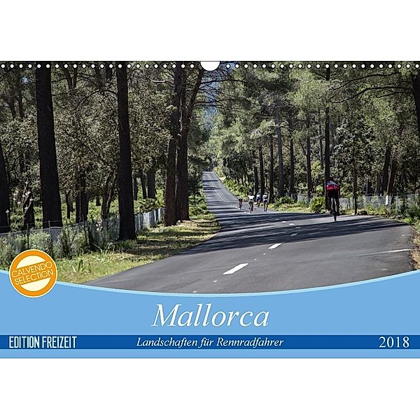 Mallorca: Die schönsten Landschaften für Rennradfahrer (Wandkalender 2018 DIN A3 quer), Herbert Poul