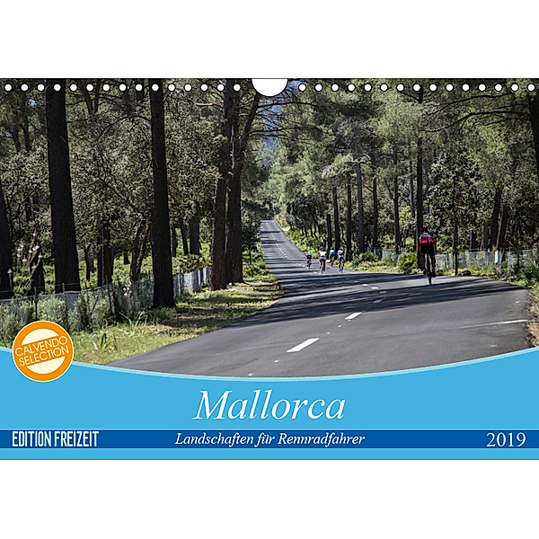 Mallorca: Die schönsten Landschaften für Rennradfahrer (Wandkalender 2019 DIN A4 quer), Herbert Poul