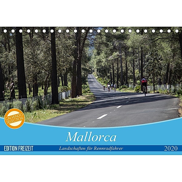 Mallorca: Die schönsten Landschaften für Rennradfahrer (Tischkalender 2020 DIN A5 quer), Herbert Poul
