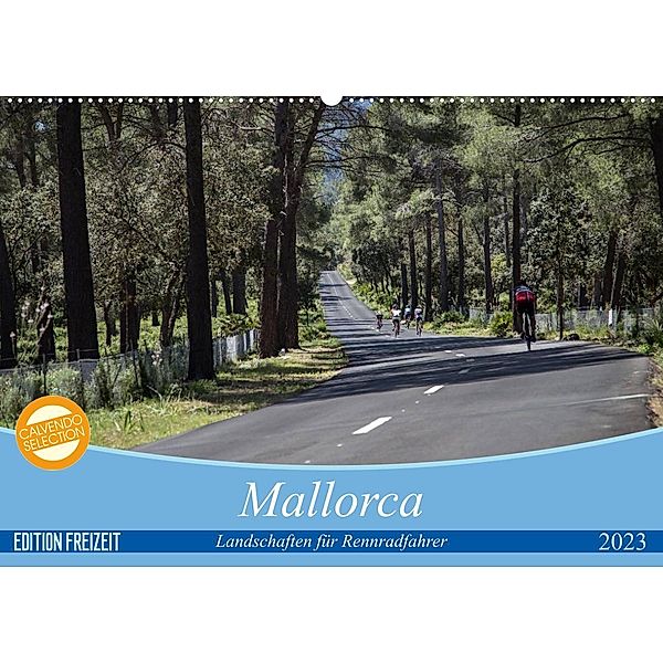 Mallorca: Die schönsten Landschaften für Rennradfahrer (Wandkalender 2023 DIN A2 quer), Herbert Poul