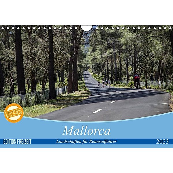 Mallorca: Die schönsten Landschaften für Rennradfahrer (Wandkalender 2023 DIN A4 quer), Herbert Poul