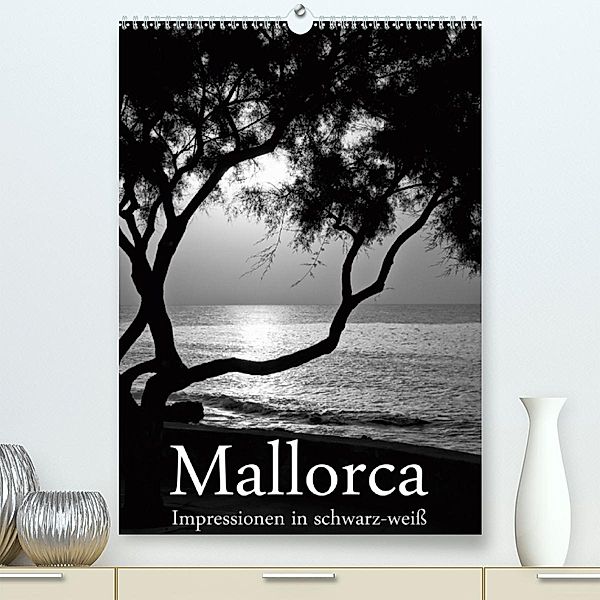 Mallorca Impressionen in schwarz-weiß (Premium-Kalender 2020 DIN A2 hoch), Brigitte Stehle