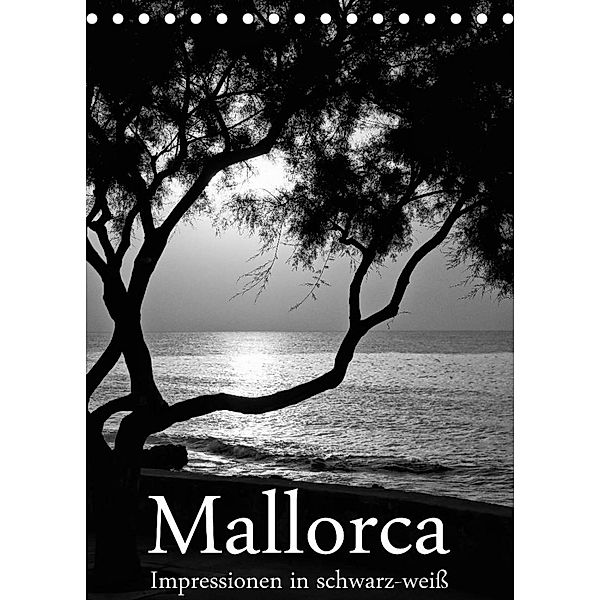 Mallorca Impressionen in schwarz-weiß (Tischkalender 2023 DIN A5 hoch), Brigitte Stehle