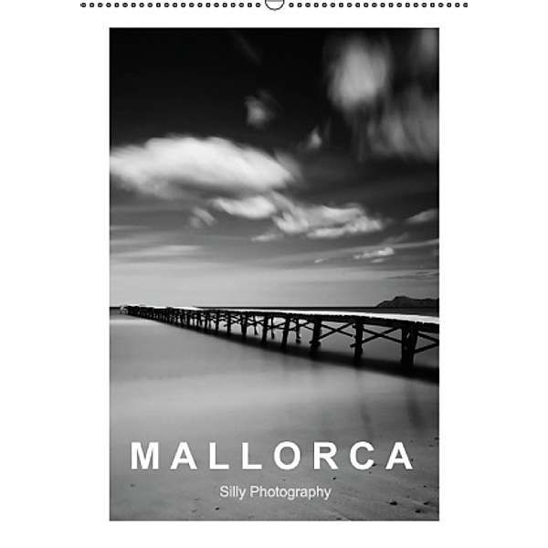 Mallorca in schwarz - weiss (Wandkalender 2015 DIN A2 hoch), Silly Photography